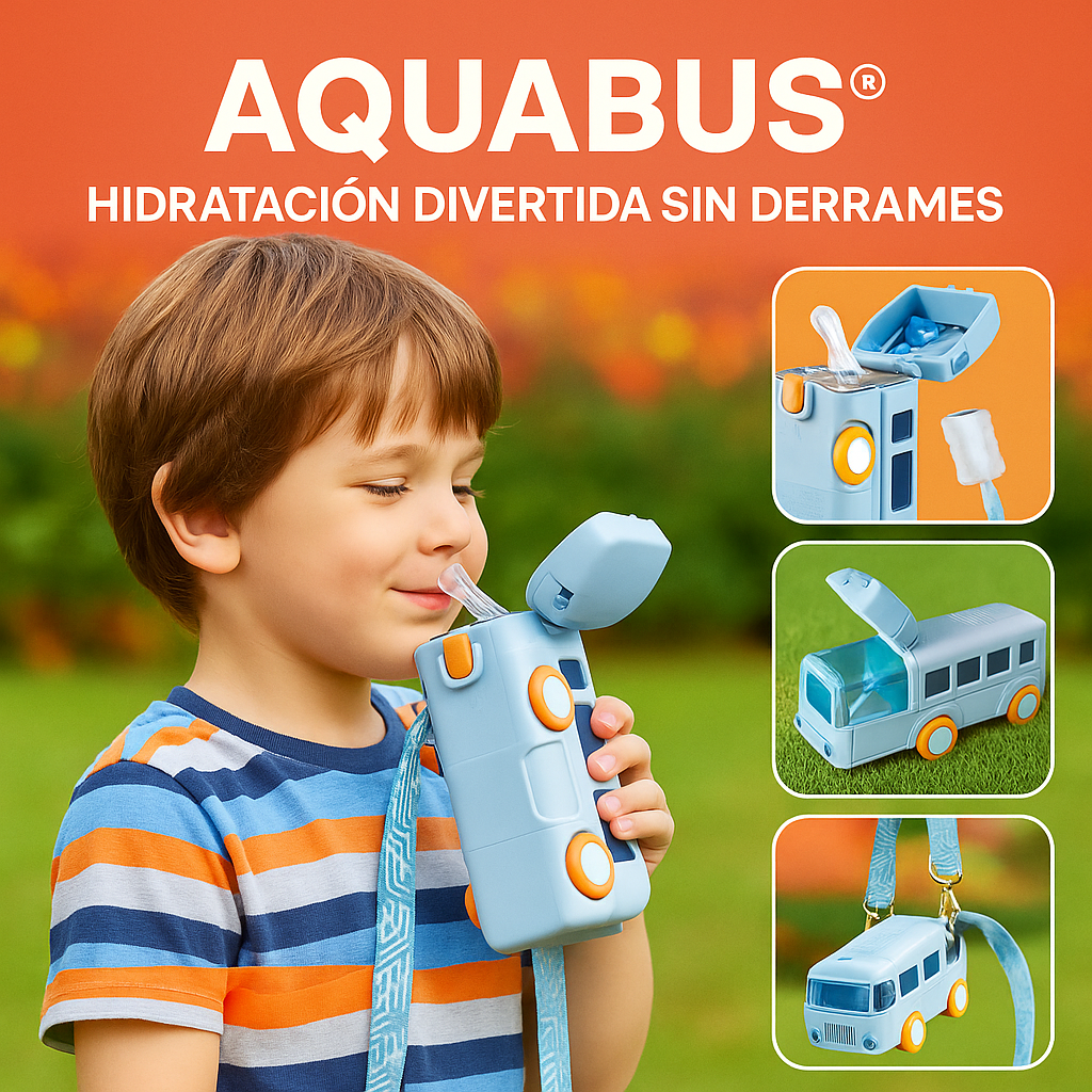 AquaBus®BOTELLA FORMA BUS PARA NIÑOS — vista 4