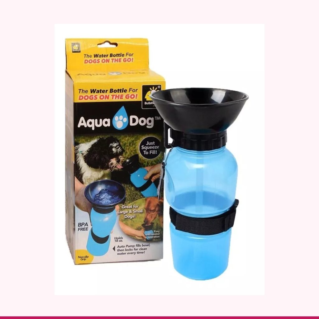 Bebedero Portátil para Perros Aqua Dog sin Derrames