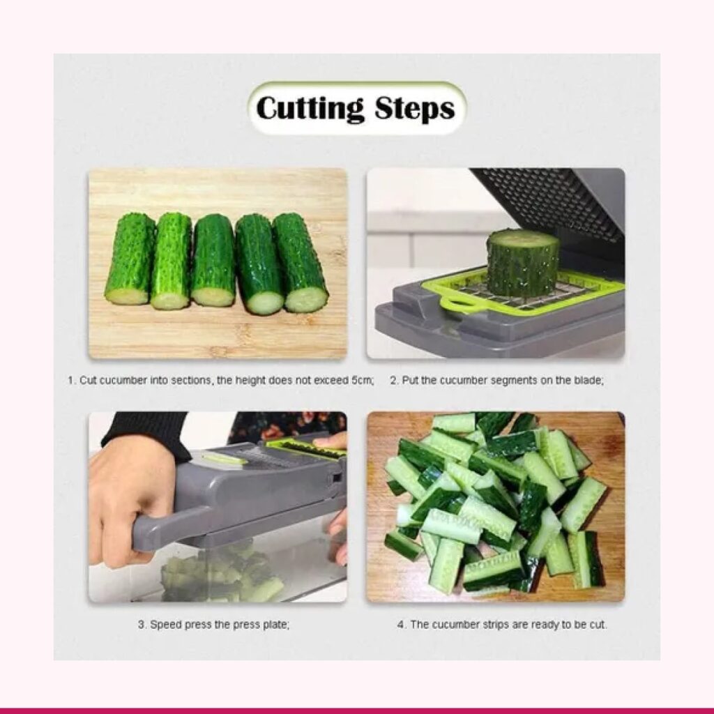 Cortador Multifuncional de Cocina 12 en 1