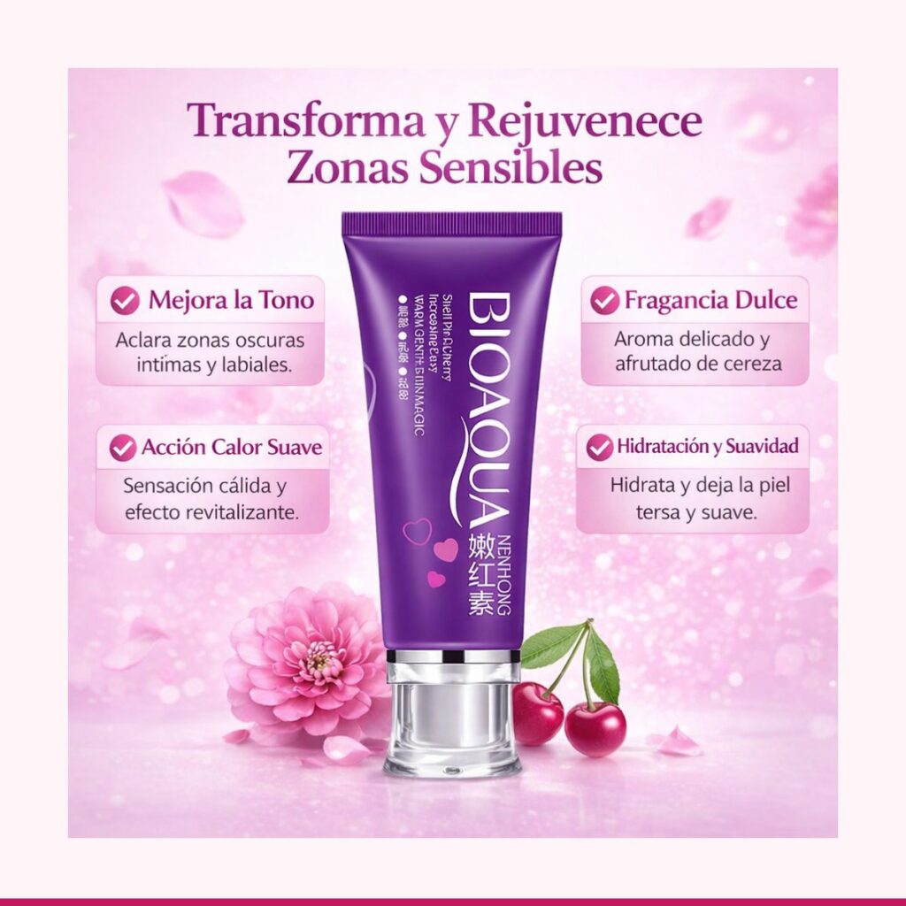 Crema Aclarante Bioaqua 30g para Zonas Íntimas y Axilas