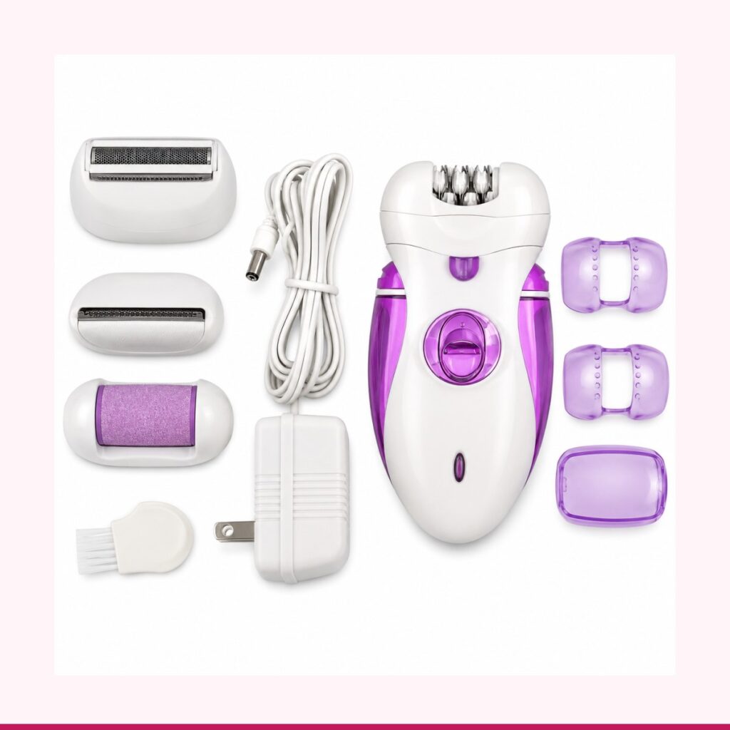Depiladora Multifuncional 4 en 1 para Mujer, Recargable