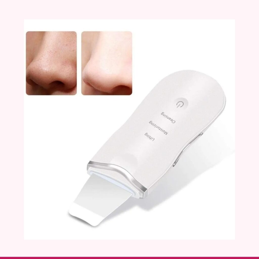 Espátula Facial Ultrasónica Recargable - Limpieza Profunda