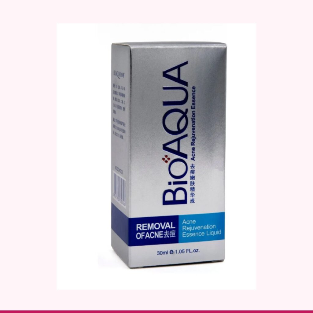 Sérum Facial Bioaqua Pure Skin para Piel con Brillo y Puntos Negros