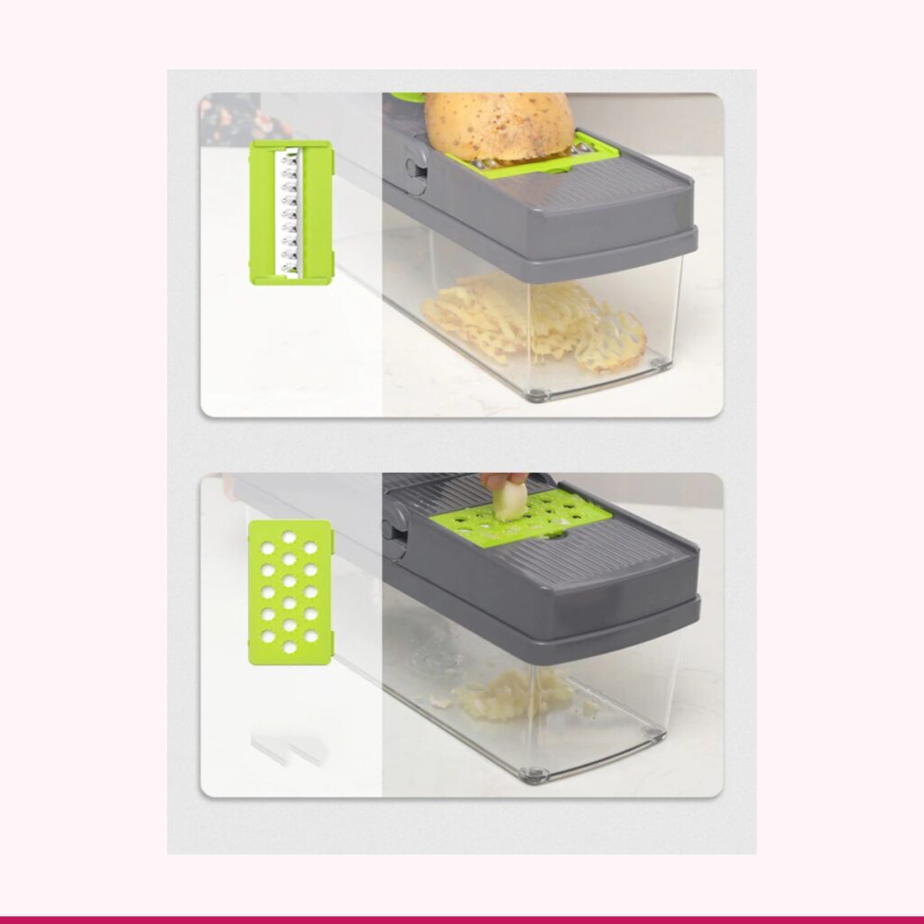 Set Cortador de Verduras y Frutas Multifuncional 14 Piezas