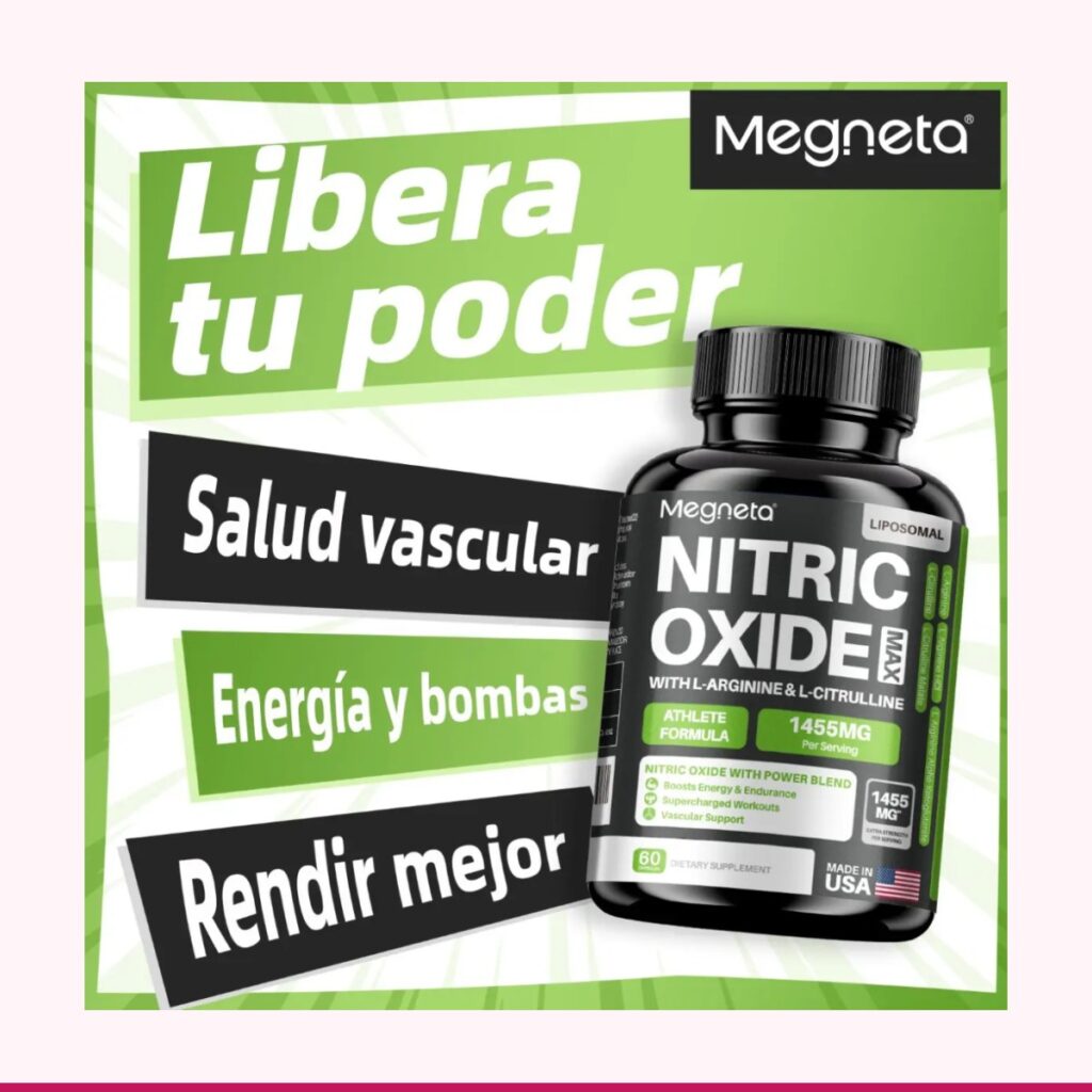 Suplemento Óxido Nítrico 60 Cápsulas - Apoyo para tu Entrenamiento