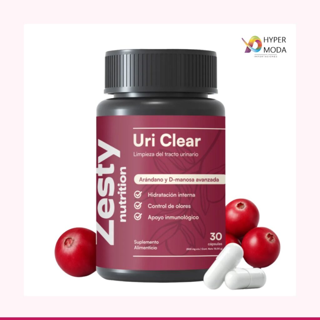 Uri Clear 30 Cápsulas - Suplemento con Arándano Rojo y D-Manosa