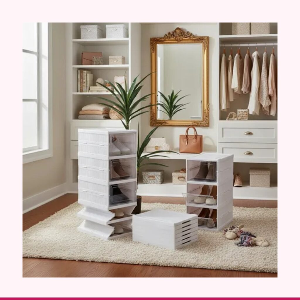 Zapatero Plegable 6 Niveles - Organizador para 12 Pares